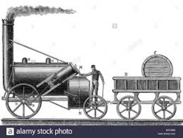 Gerorge Stephenson invents the Steam Locomotive