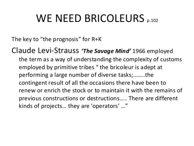 Claude Levi-Strauss (The Savage Mind)