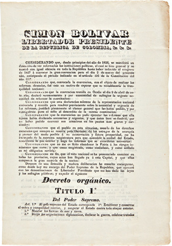 Decreto orgánico