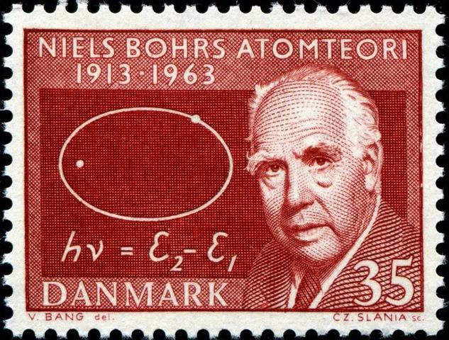 Danish Stamp made with Niels face in his honor