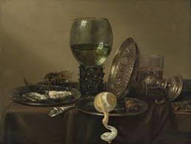 Still Life, oil on wood