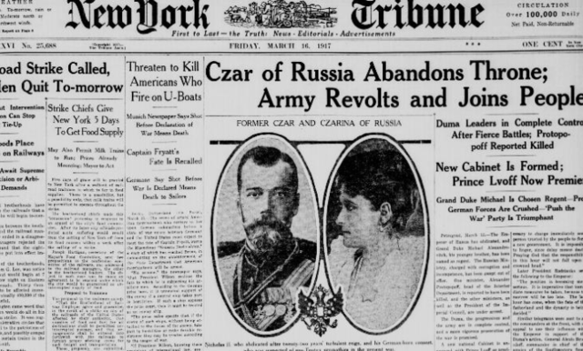 Tsar's Abdication