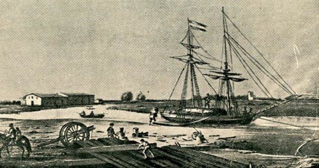 Se instalan los primeros saladeros a orillas del Riachuelo