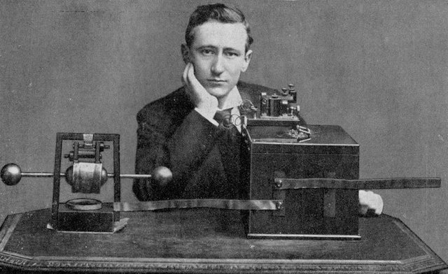 1899: Marconi establishes first radio link between England and France