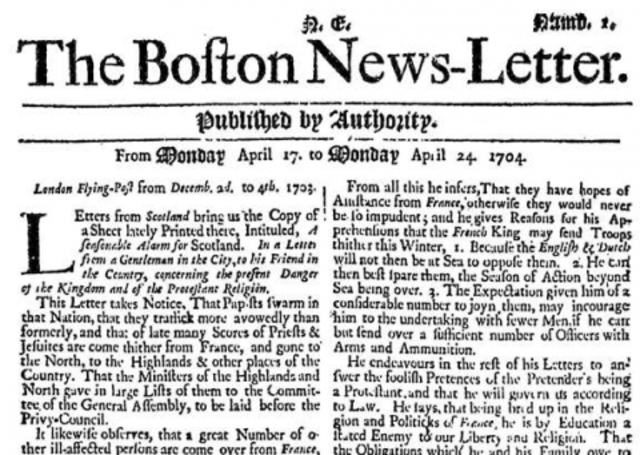 The Boston News- Letter