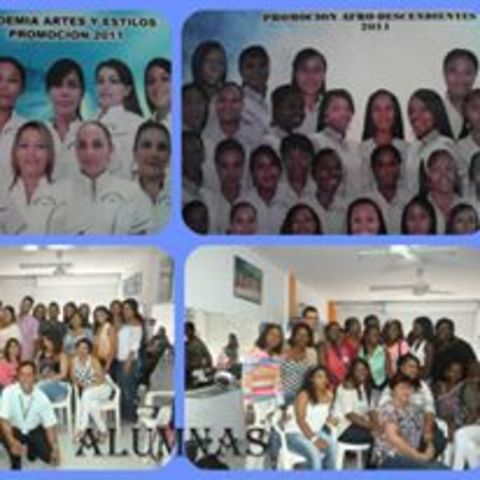 primeros egresados de la academia de belleza