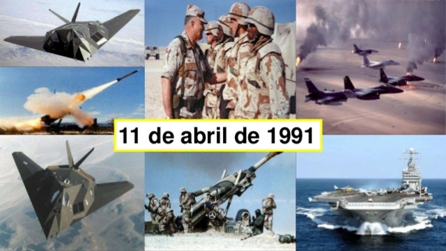 guerra del golfo de 1991 moderna