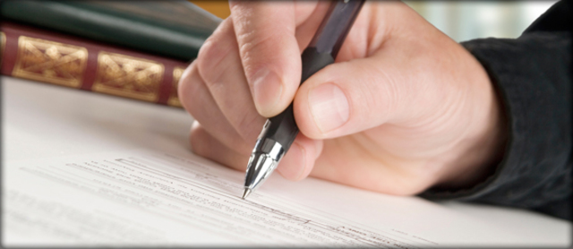 Firma de la escritura de constitución del Banco Hipotecario como S.A