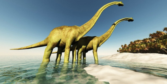 Aparecen los dinosaurios