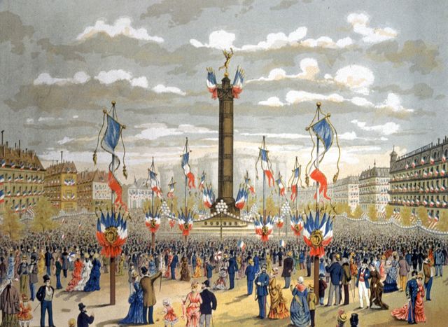 La Fête de la Fédération, premier anniversaire de la prise de la Bastille