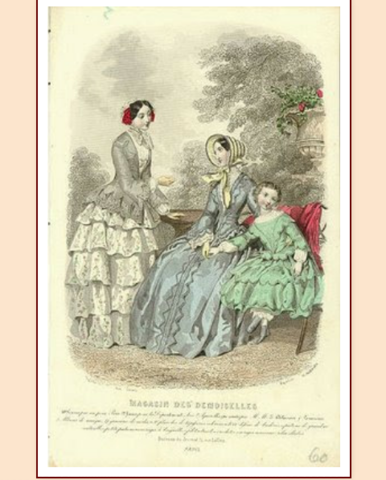 Volantes súper puestas en capas.