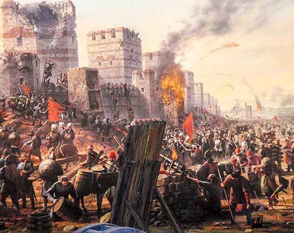 Fall of Constantinople to the Ottoman Turks