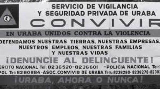 Creación de las convivir