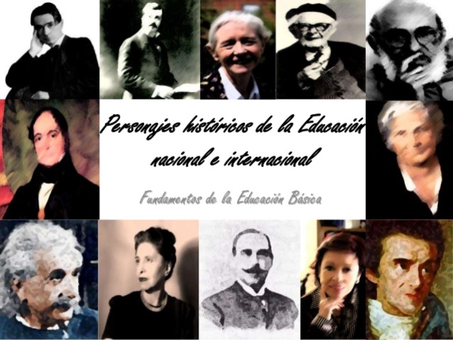 PERSONAJES ALUSIVOS DE LA EDUCACIÓN