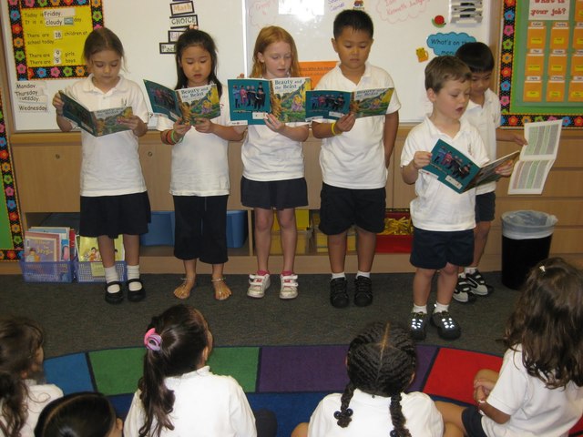 Reading to the class