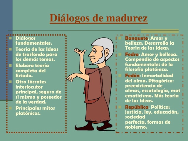 Comienzan los diálogos de madurez: Fedón, Banquete, República