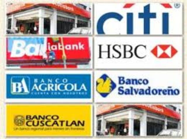 Bancos en funcionamiento