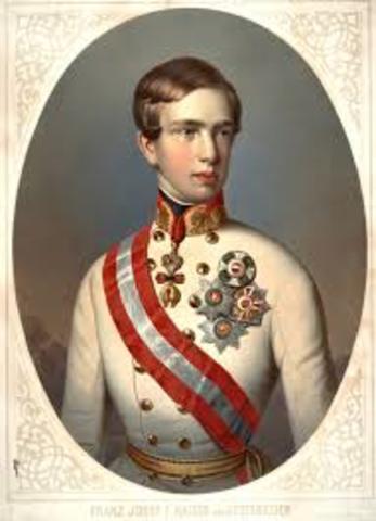 Ferenc József trónra lép