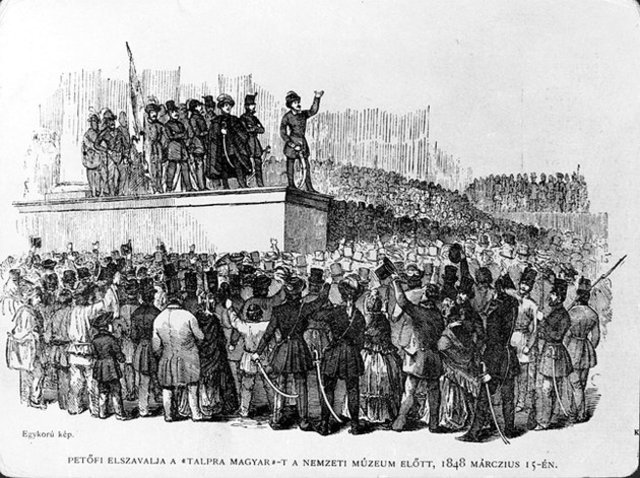 Pesten kitör a forradalom