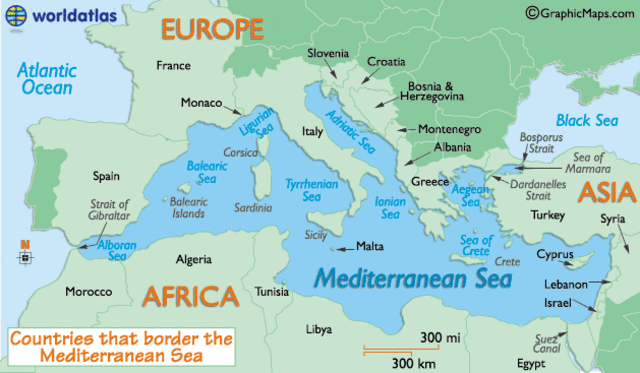 Across the Mediterranean