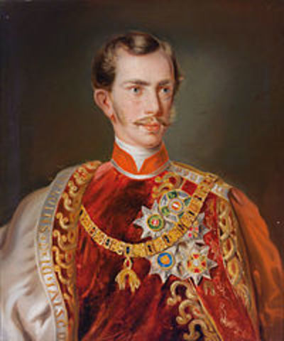 Ferenc József a trónon