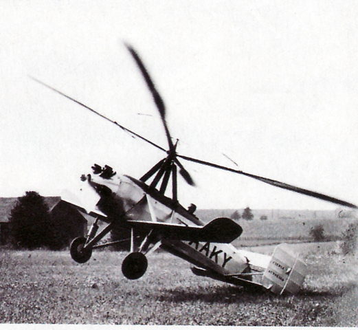 El autogiro de De la Cierva vuela desde Londres a París