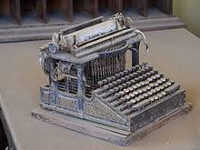 typewriter invention