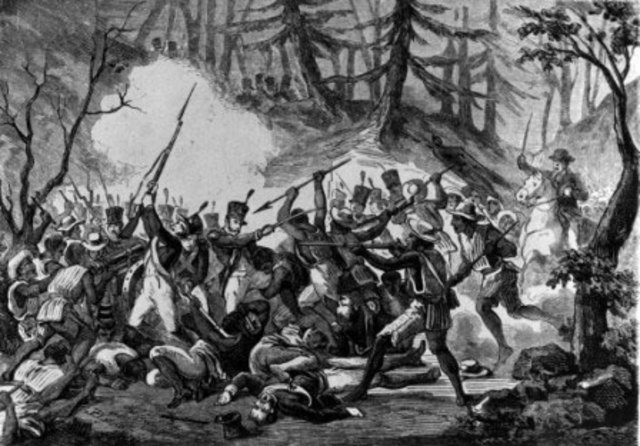 Batalla monte de las cruces.