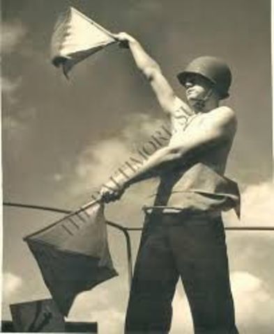 Maritime flag semaphorea