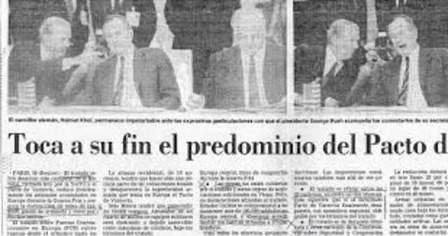 fin del pacto de varsovia