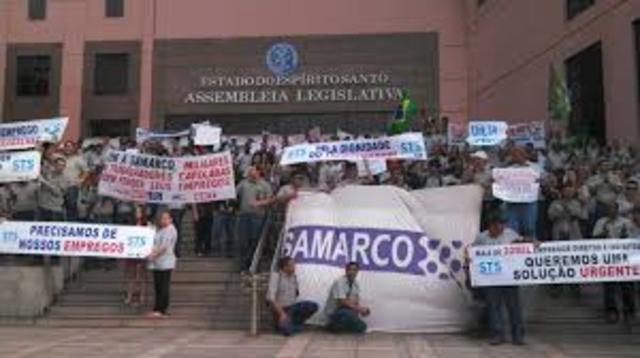 Funcionários da mineradora Samarco retornam