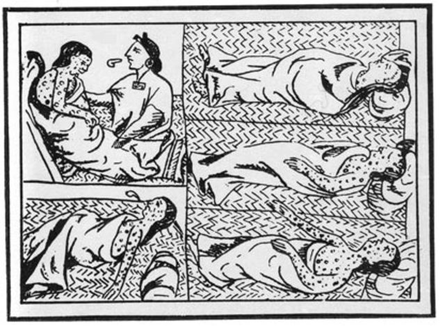 Comienza la primera gran epidemia de viruela