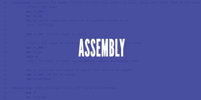 Assembly language (ASL)