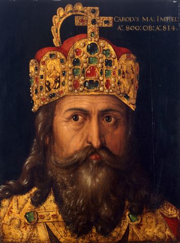Charlemagne was crowned emperor
