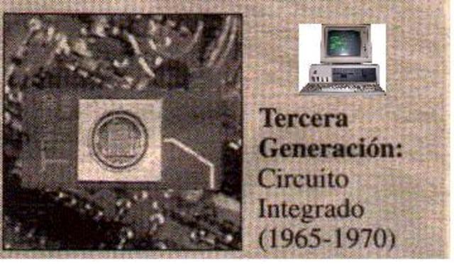 3ª GENERACIÓN DE ORDENADORES Y PRIMER CHIP INTEGRADO