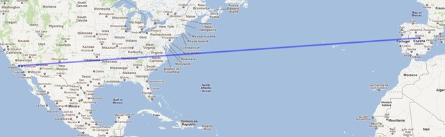 MADRID (8:00 a.m.) TO L.A. (4:10 p.m.)