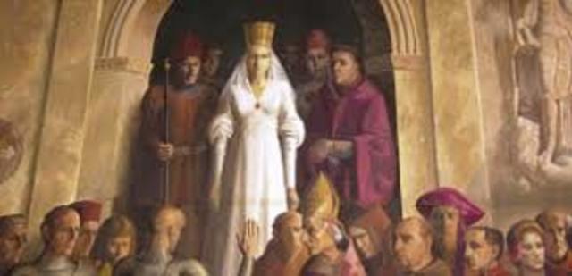 Proclamacion de Isabel