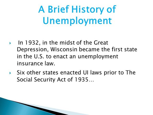 Wisconsin first unemployment compensation