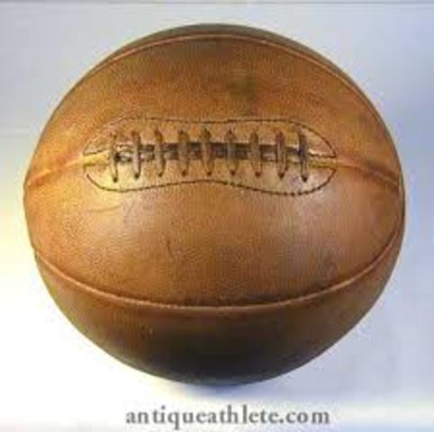 Primer balón de baloncesto