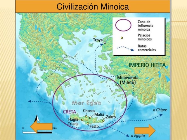Decaimiento de la civilización minómica en Creta