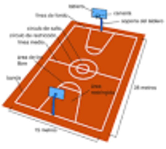 cancha de basketball