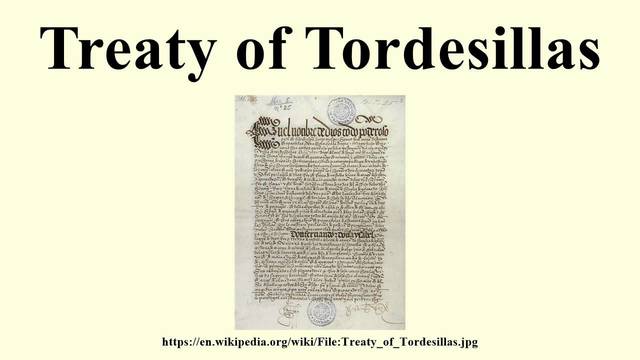 Treaty of Tordesillas