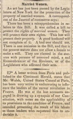 Married Women Can Own Property