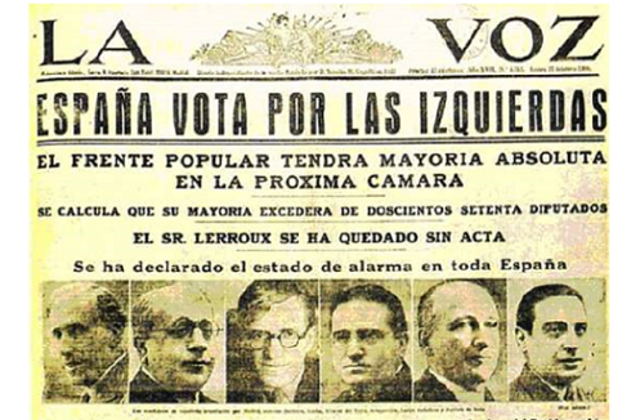 Se forma el Frente Popular