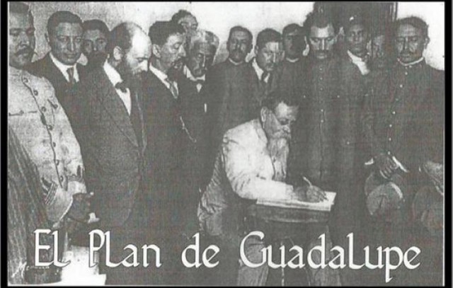 Promulgación del plan de Guadalupe