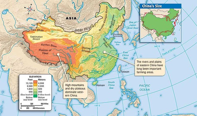 Chapter 6.1 Geography shapes the development in China