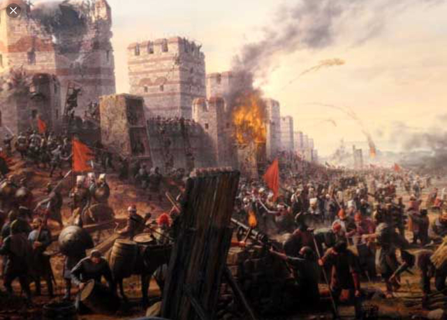 Fall of Constantinople to the Ottoman Turks