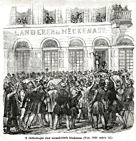 Pesten kitör a forradalom