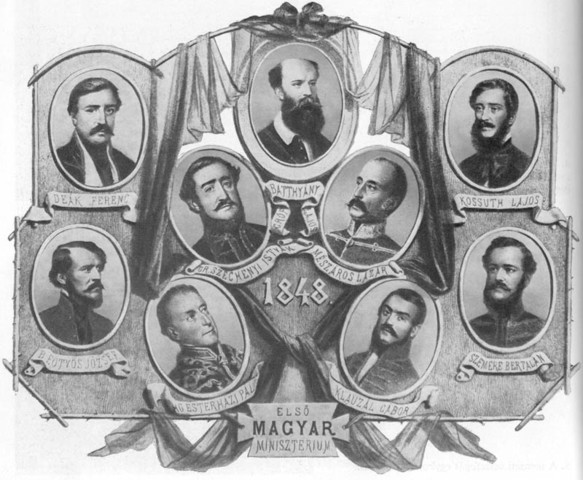 A király kinevezi az első független, felelős magyar kormányt