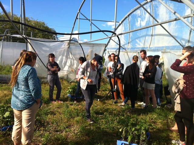 Même en devenir, on vient visiter le site de Tanaïs ! TDL Aquitaine fait venir les étudiants de l'Ecole du Paysage